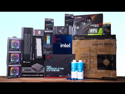 This PC has a way with water | Custom Avatar Gaming PC | Thermaltake Core P3 Pro | RTX 3090 & 13900k
