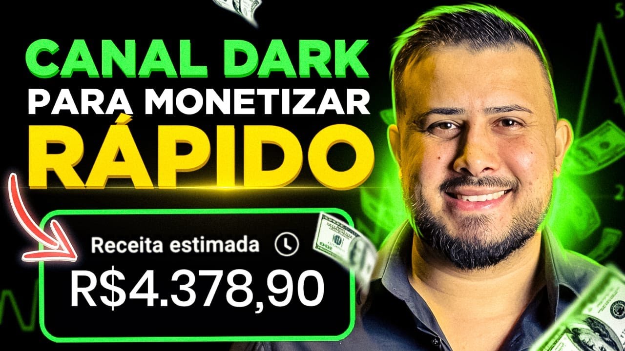COMO CRIAR UM CANAL DARK QUE MONETIZA RÁPIDO