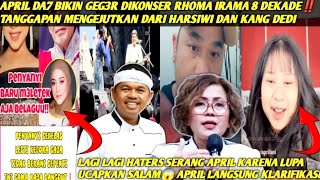 Download lagu VIRAL‼️APRIL MAKES G3G3R AFTER A CONCERT WITH RHOMA IRAMA‼️HARSIWI AND KDM'S SURPRISING RESPONSE mp3