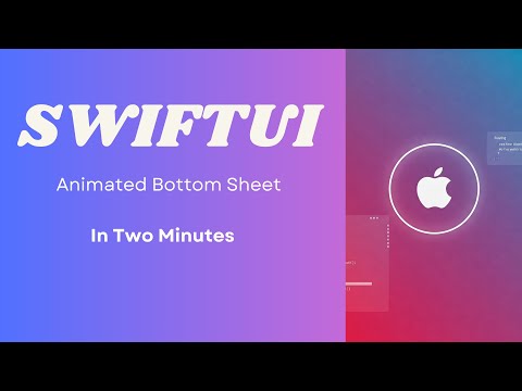 Build a SwiftUI Bottom Sheet in Just 2 Minutes! 🚀 (Easy Tutorial)