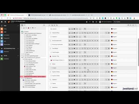 TYPO3 9 für Redakteure - 34  Funktionen des Listenmoduls