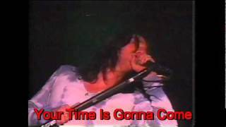 Jimmy Page & The Black Crowes ~ Your Time Is Gonna Come