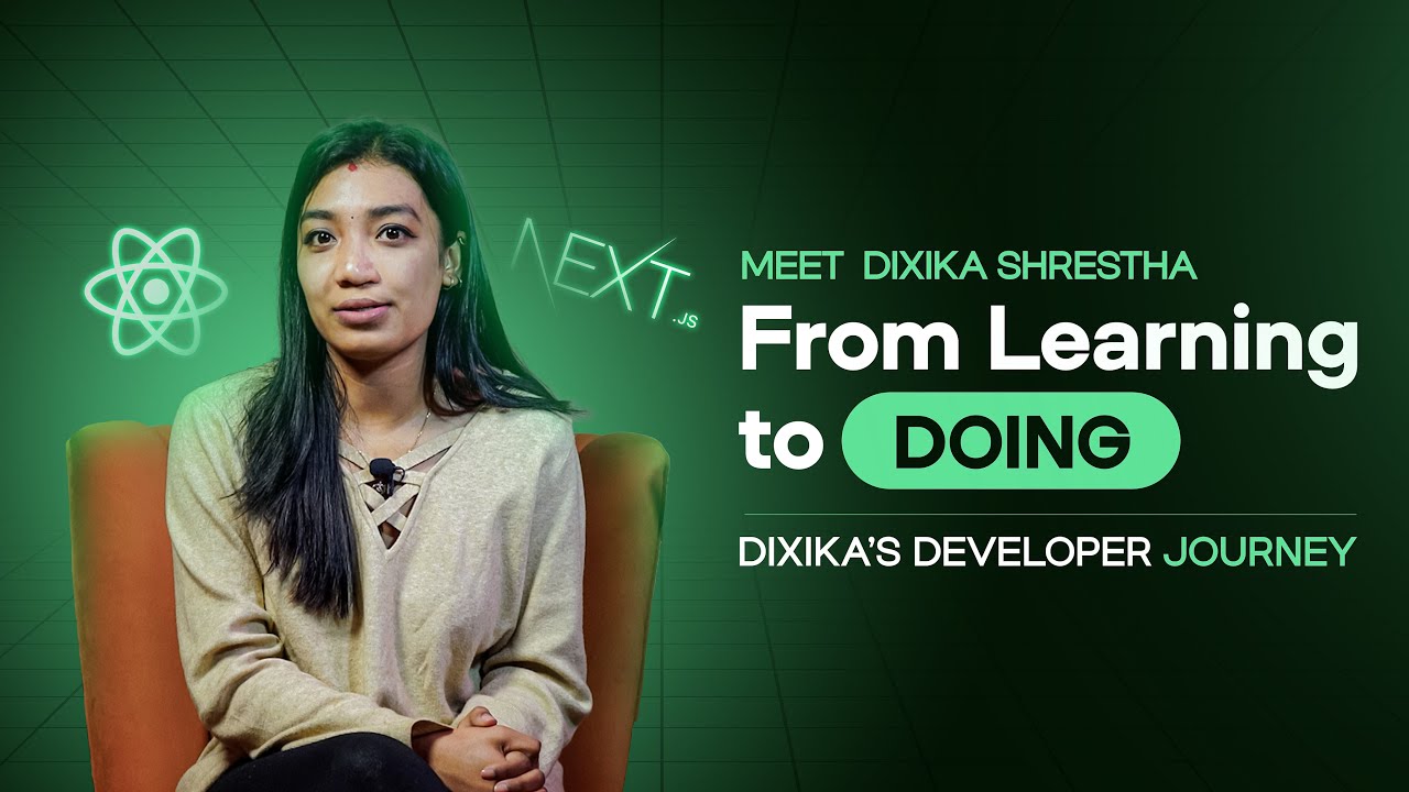 Meet Dixika Shrestha, our Frontend Developer Intern who’s turning learning into real-world impact!