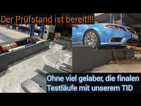 SAABastian hat nun einen eigenen Leistungsprüfstand, ein paar Minuten Impressionen der Testläufe