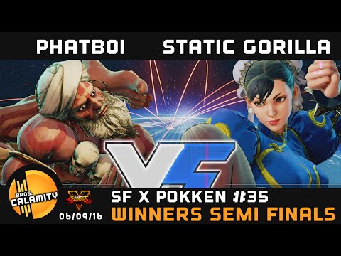 SFxP #35 | Andu DCB OC PhatB0i (Dhalsim) vs Static Gorilla (Chun-Li) - Winners Semi Finals - SFV