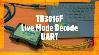 UART Decode (Live Mode) — TB3016F Logic Analyzer