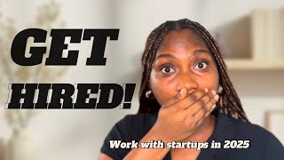 Here is a tip to get remote jobs with startups this year.