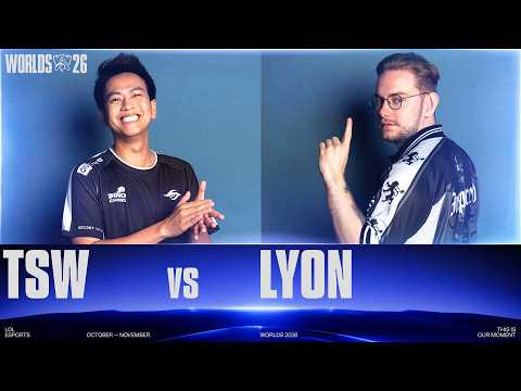 TSW vs. LYON | WORLDS 2026 | Swiss Stage Day 1