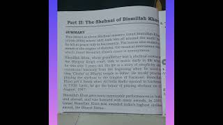 Class-9 English Beehive Ch-2 The Sound of Music (Part-2) The Shehnai of Bismillah Khan ... Summary