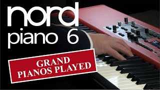 Video thumbnail for Exploring the Grand Piano Voices on the Nord Piano 6 by Bonners Pianos & Keyboards