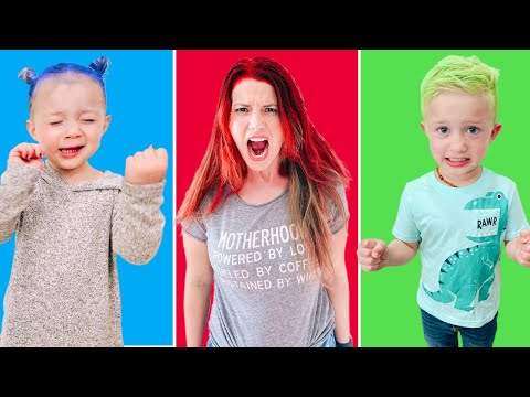 Dad can SEE colorful EMOTIONS!!