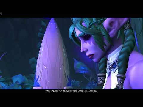 World Of Warcraft Shadowlands: Tyrande And Winter Queen Cinematic (Patch 9.2.5)