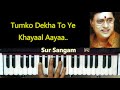 Jagjit Singh Ghazal II Learn Harmonium In Hindi II Tum Ko Dekha Toh II Sur Sangam Cover