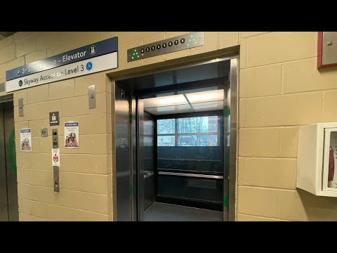 Cool Scenic ThyssenKrupp Traction Elevators @ The 3rd Street Parking Ramp in Rochester, MN