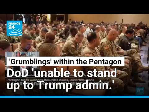 'Culture of fear within US Defence Department: Slow leakage of dissent against the administration'