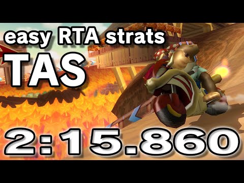 [MKW TAS] Maple Treeway (no glitch) - 2:15.860 with easy/consistent RTA strats