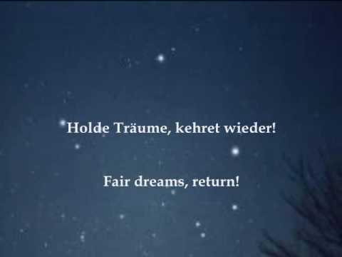 Schubert - "Nacht und Träume"  Fischer-Dieskau, Moore