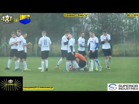 KS Żupawa 2-1 LZS Żabno (pomeczowa radość piłkarzy) 09.11.2019