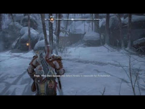 Freya spread the rumor in Midgard that Kratos caused Fimbulwinter and killing him will stop it