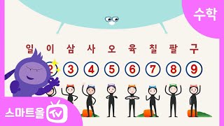 [1학년ㅣ수학] 9까지 수의 순서 알아보기 ㅣ 1학년 1학기 1단원 9까지의 수