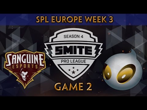SMITE Pro League S4 Spring Split Week 3 (EU) - Sanguine vs. Team Dignitas (Game 2)