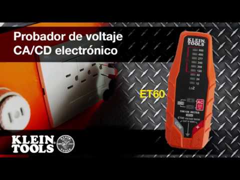 Probador de voltaje CA/CD electrónico (ET60)