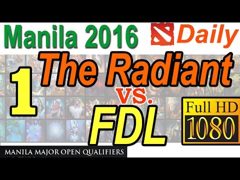 The Radient Vs FDL Dota 2 Game Play at Manila Major Open Qualifiers