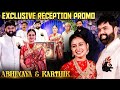 Love Life Laughter 1st Exclusive Abhinaya Karthik Wedding Reception Video Promo