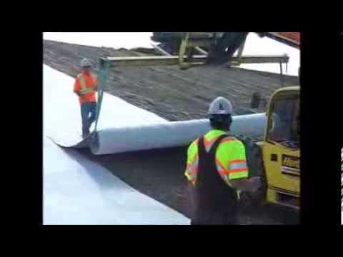 Installation of gcl (geosynthetic clay liner)