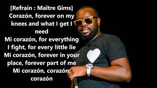Maitre Gims Corazon Lyrics In English Free Music Download
