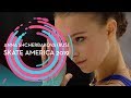 Anna Shcherbakova RUS 1st Place Ladies Free Skating Skate America 2019 GPFigure
