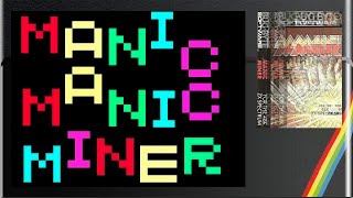 Manic Manic Miner Presto (Allan Turvey / 2020) ZX Spectrum Review