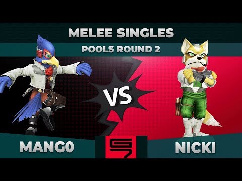 Mang0 vs Nicki - Melee Singles: Pools R2 Winners Semifinal - Genesis 7 | Falco vs Fox