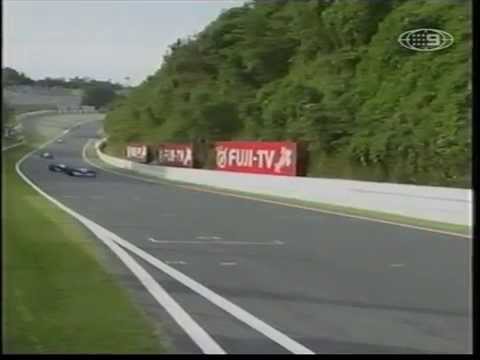 Suzuka 2001 Barrichello passes Ralph (great overtake)