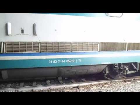 E444.052 sull' IC 1589 Milano C.le - Reggio Calabria C.le, in partenza da Roma Tiburtina