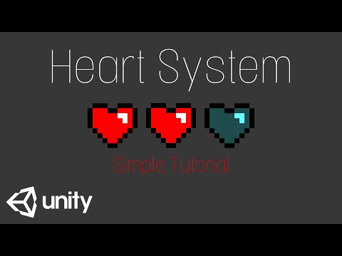How to make a HEART HEALTH system in Unity 2022 | Beginner Tutorial