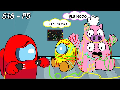 CHEF PIGSTER is NOT a MONSTER in Among Us But Mama is Angry Season 16 - Part 5 | Among Us Animation