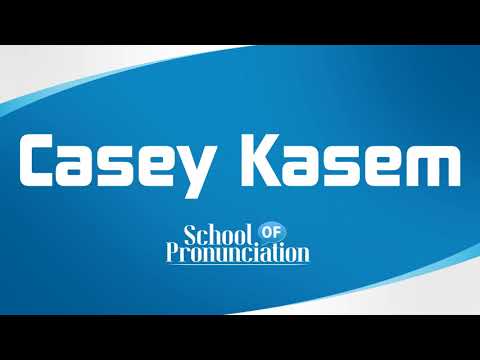 Learn How To Pronounce Casey Kasem