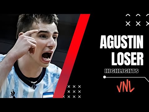 Agustin Loser HIGHLIGHTS | Argentina 🇦🇷 🆚 Germany 🇩🇪 | Men's Volleyball VNL 2024