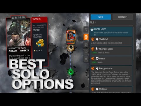 Eternity Of Pain: Anger - Week 3 Bishop - Best Solo Options - Marvel Contest Of Champions