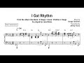 I Got Rhythm - Sheet music transcription