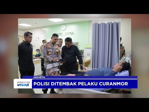 KAPOLDA METRO JAYA JENGUK ANGGOTA DITEMBAK PELAKU CURANMOR