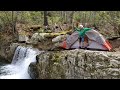 Back Country Camping & Hiking - Searching for Hidden Waterfall & Abandoned Mine