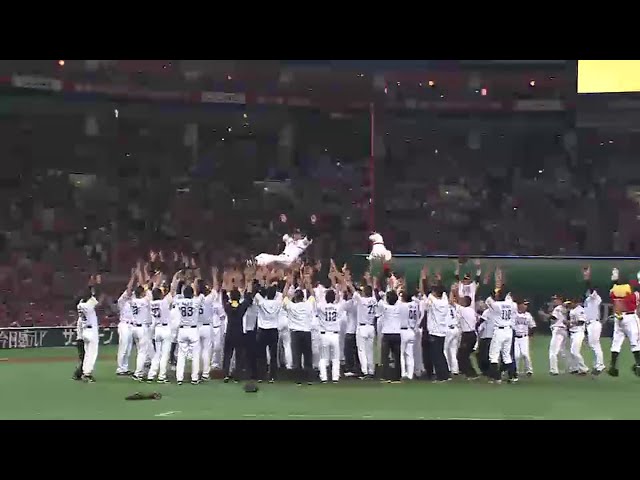 【CS Final】ホークスCS優勝!! 秋山監督が8回宙を舞う!! 2014/10/20 H-F