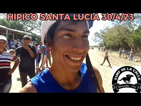 BIANCA HÍPICO SANTA LUCÍA 30/4/23 ATRACTIVA CARRERA DIST.250 MTS BAMBOLEIRA, BIANCA Y ESTAMPA FIDASH
