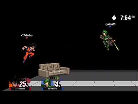 two noobs cat fight on ssf2