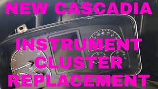 2021 FREIGHTLINER CASCADIA INSTRUMENT CLUSTER REPLACEMENT (ENGLISH, SPANISH)