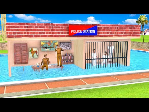Swimming Pool Police Station Funny Comedy Video Stories