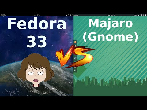 Fedora 33 Vs Manjaro