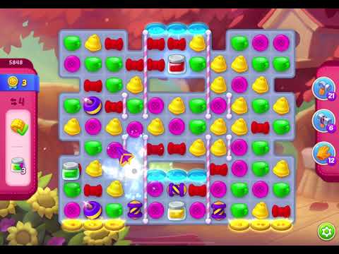 HomeScapes Level 5848 no boosters (13 moves)